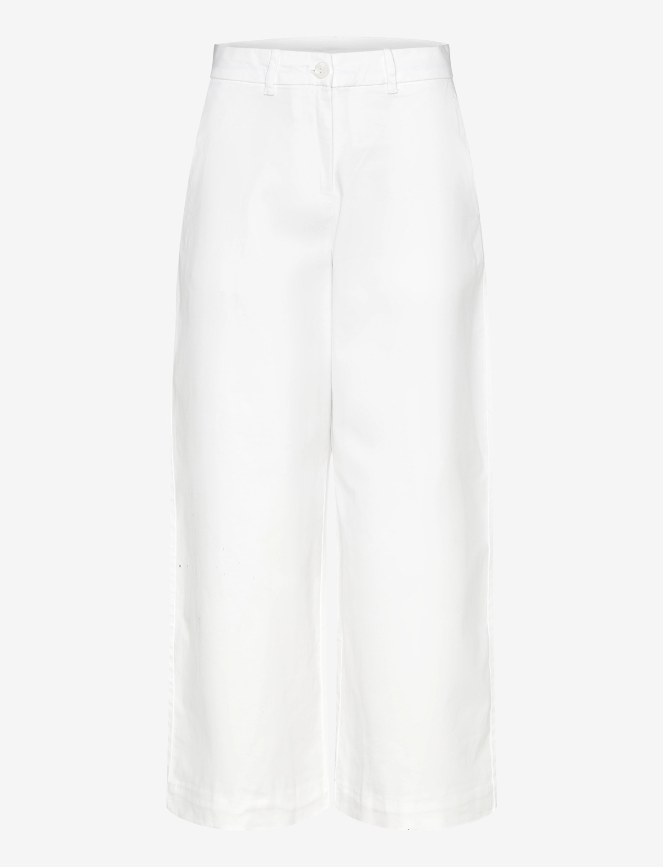 Vero Moda - AWVANA MW WIDE ANKLE PANT NOOS - wide leg trousers - bright white - 1
