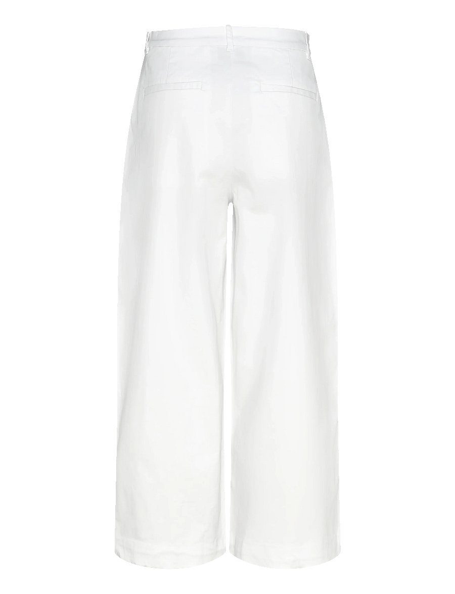 Vero Moda - AWVANA MW WIDE ANKLE PANT NOOS - hosen mit weitem bein - bright white - 2