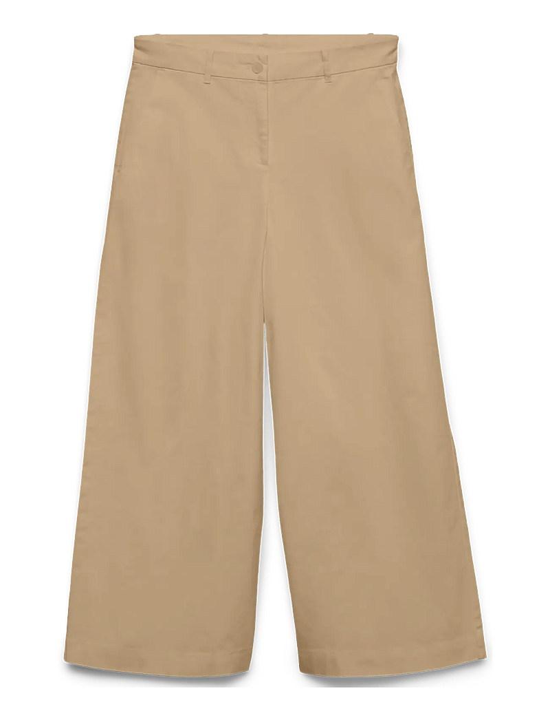 Vero Moda - AWVANA MW WIDE ANKLE PANT NOOS - wide leg trousers - trench coat - 1