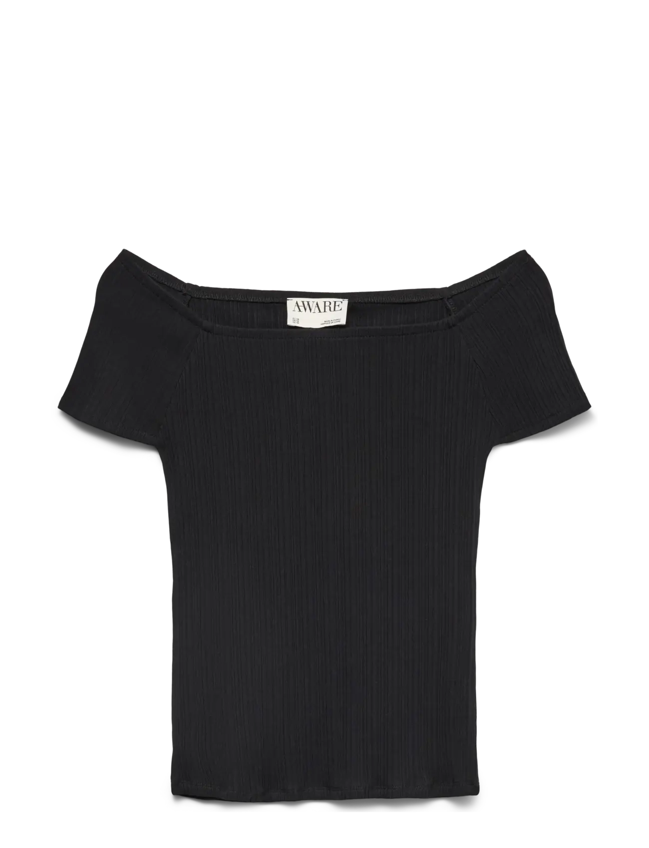 Vero Moda AWVERDE SS OFF SHOULDER TOP NOOS - View all - BLACK / black