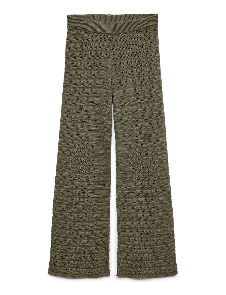 Vero Moda - VMHAYLEY NW LOOSE STITCH PANT BOO - flare bukser - kalamata - 1