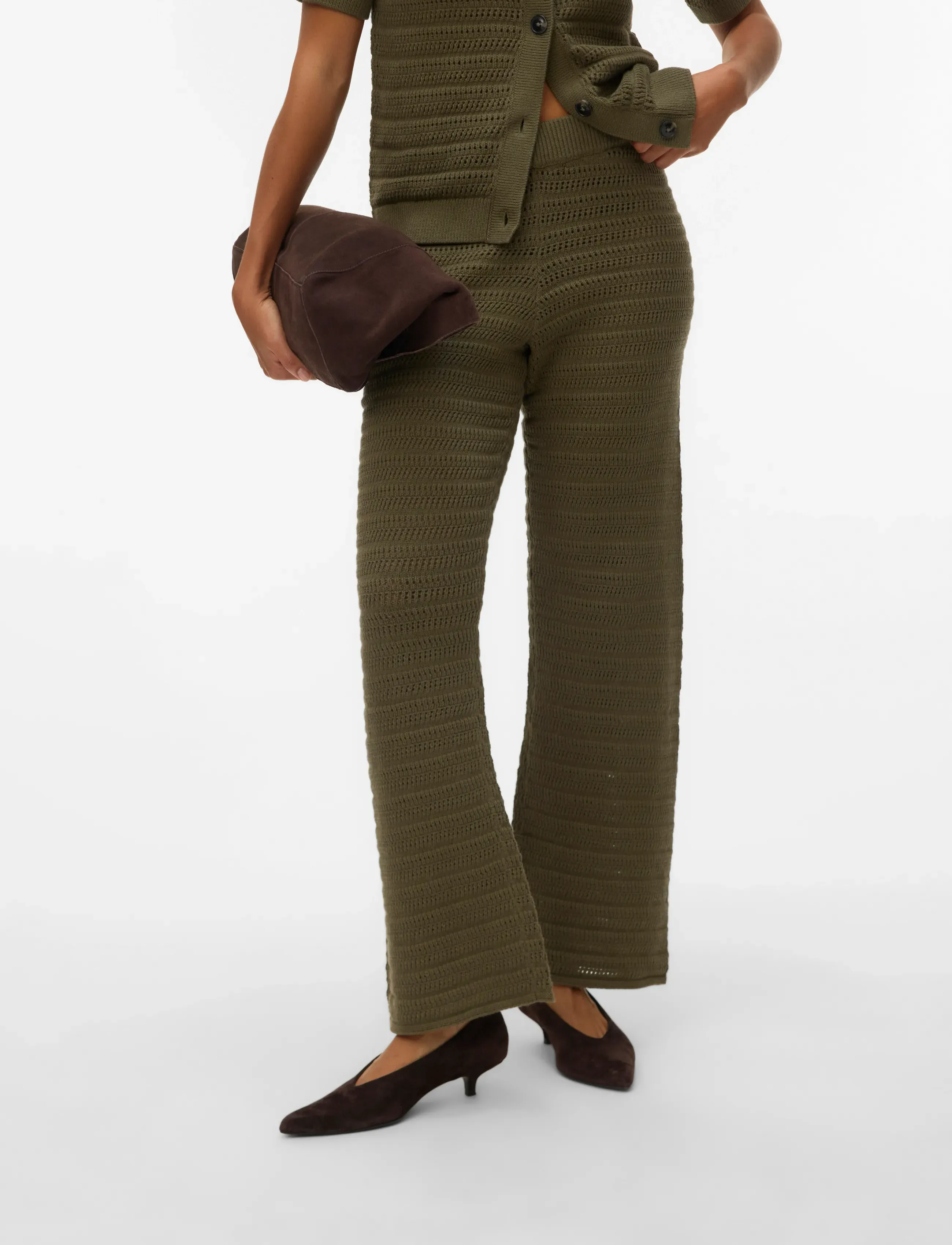Vmhayley Nw Loose Stitch Pant Boo 4