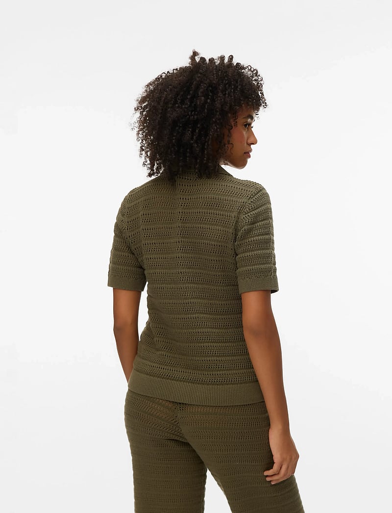 Vero Moda - VMHAYLEY 2/4 POLONECK CARDIGAN BOO - koftor - kalamata - 2