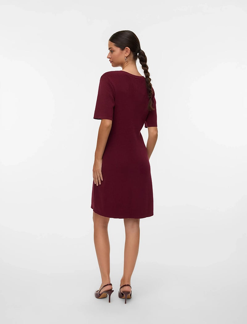 Vero Moda Awpicco 2/4 O-neck Short Knit Dress (VM10340470) Short