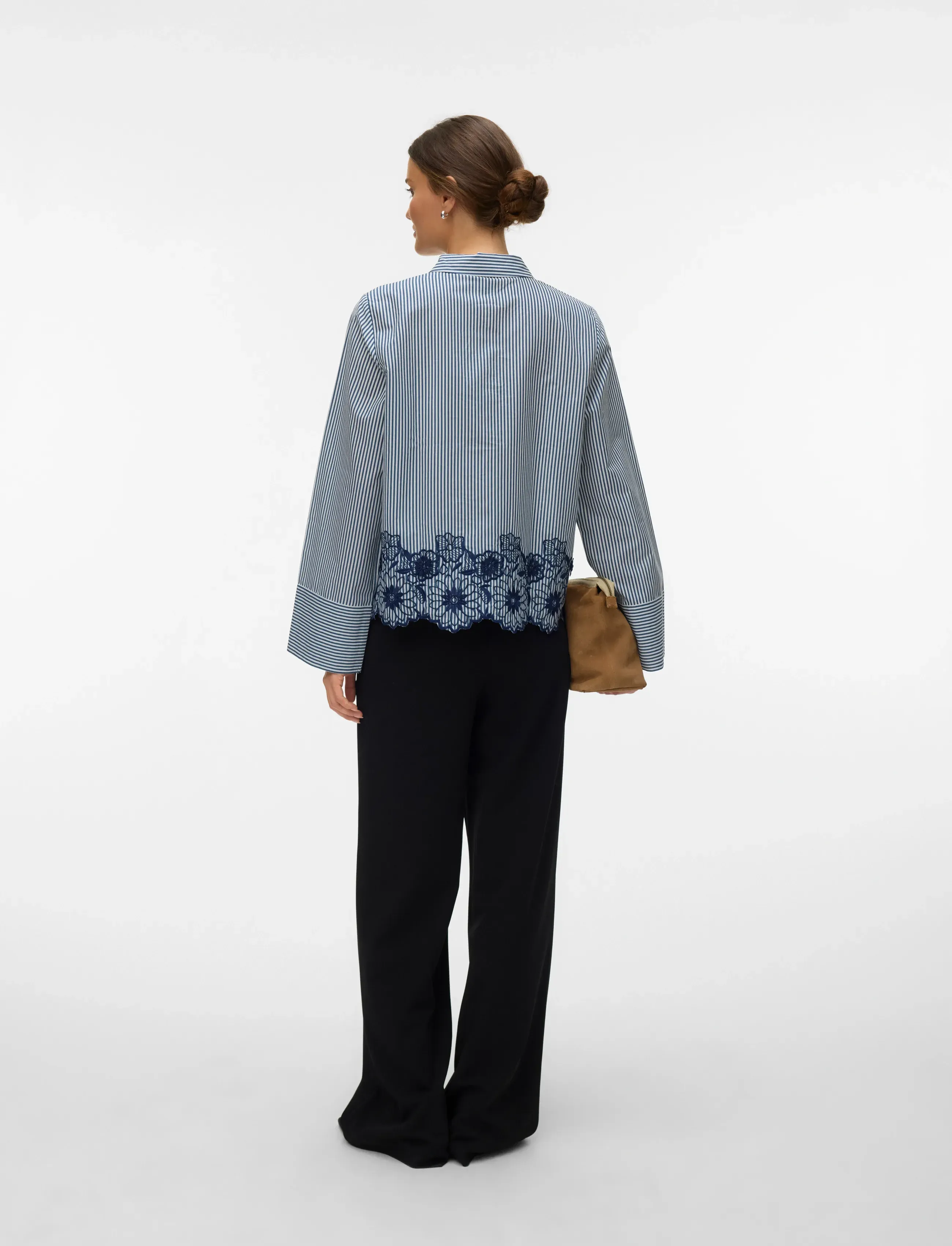 Vero Moda - VMMARY LS SHIRT WVN GA - cloud dancer - 2