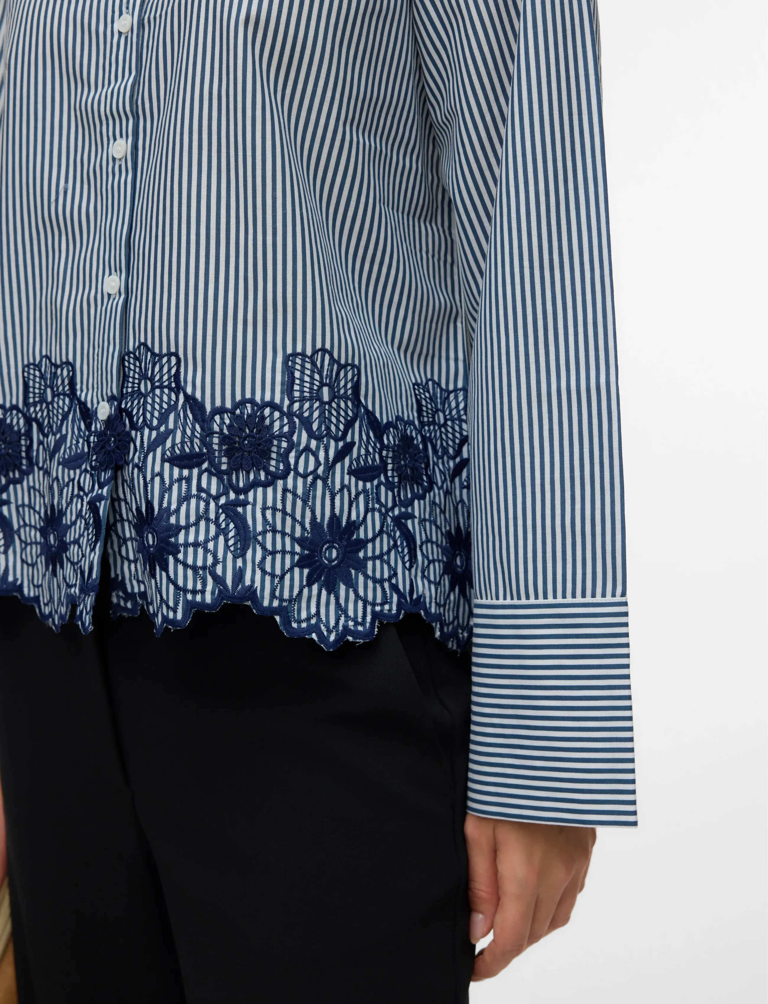 Vero Moda - VMMARY LS SHIRT WVN GA - cloud dancer - 4