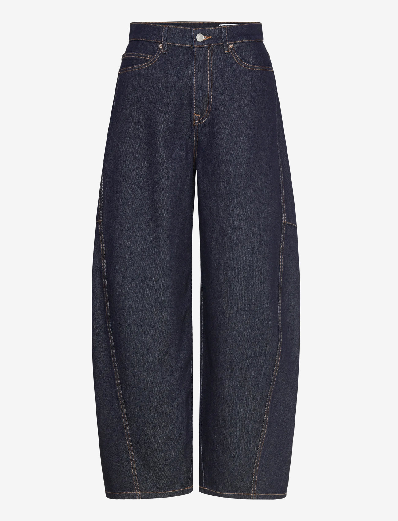 Vero Moda - VMKAITLIN HR WIDE BARREL JEANS SI352 - barrel jeans - dark blue denim - 0