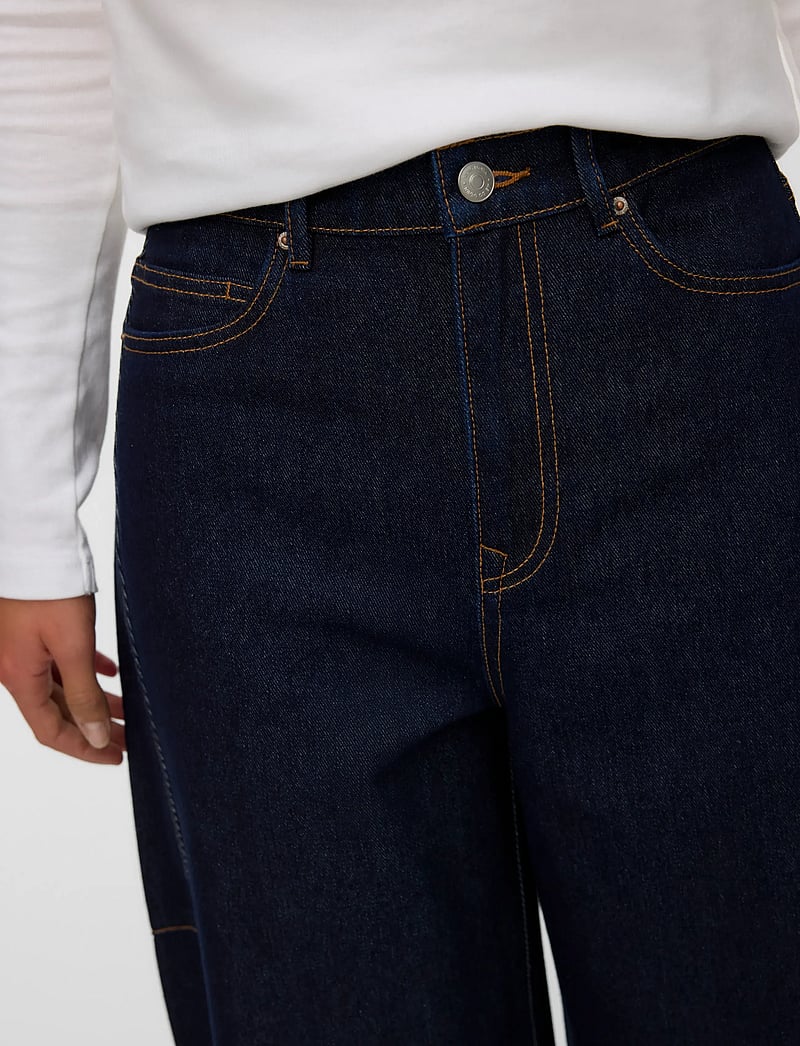 Vero Moda - VMKAITLIN HR WIDE BARREL JEANS SI352 - barrel jeans - dark blue denim - 5