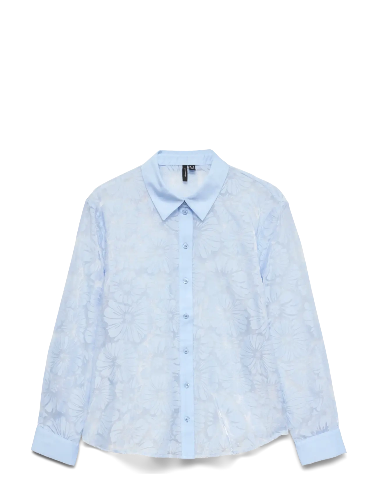 VERO MODA Vmkova Ls Shirt Wvn Blau - S - Damen