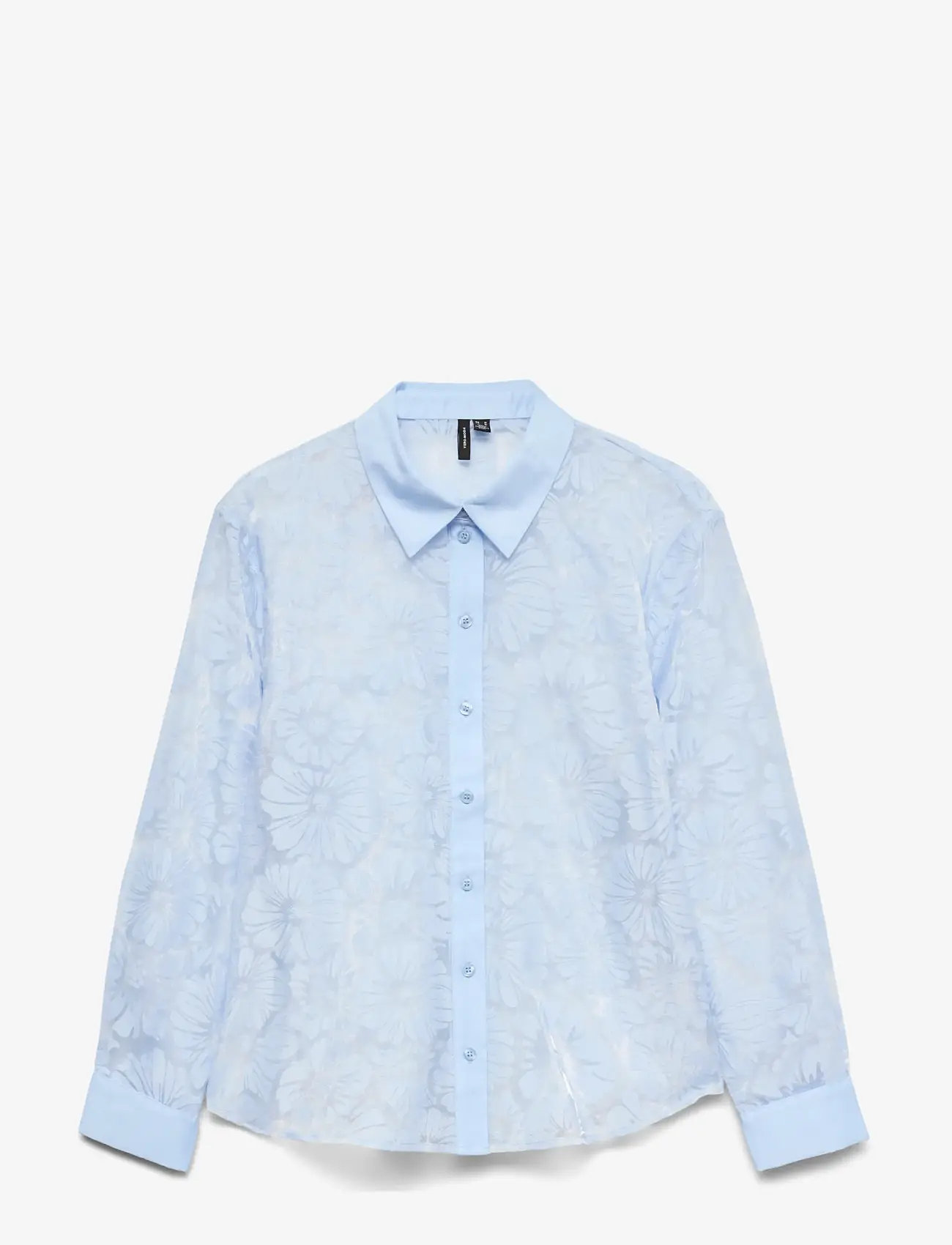 Vero Moda - VMKOVA LS SHIRT WVN - pikkade varrukatega särgid - brunnera blue - 1