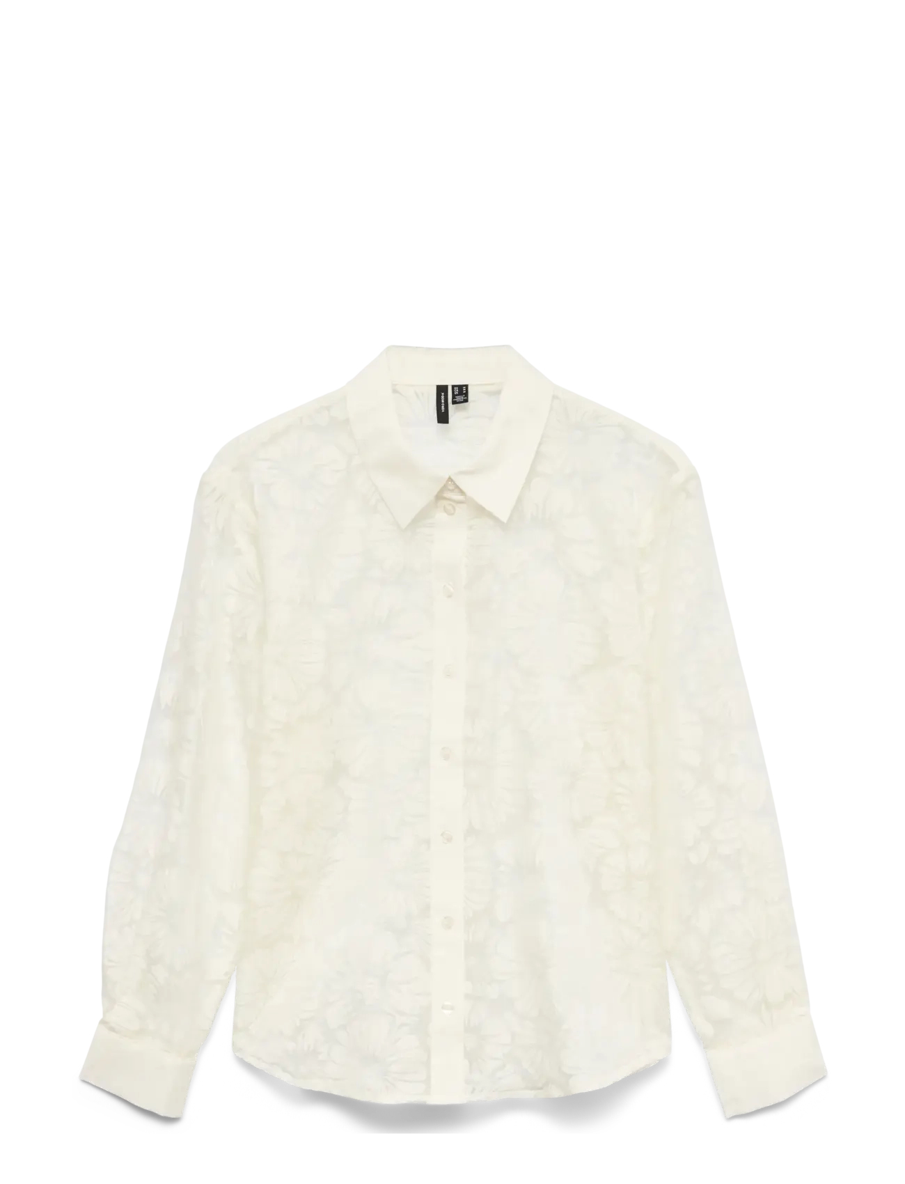 VERO MODA Vmkova Ls Shirt Wvn Weiß - XS - Damen