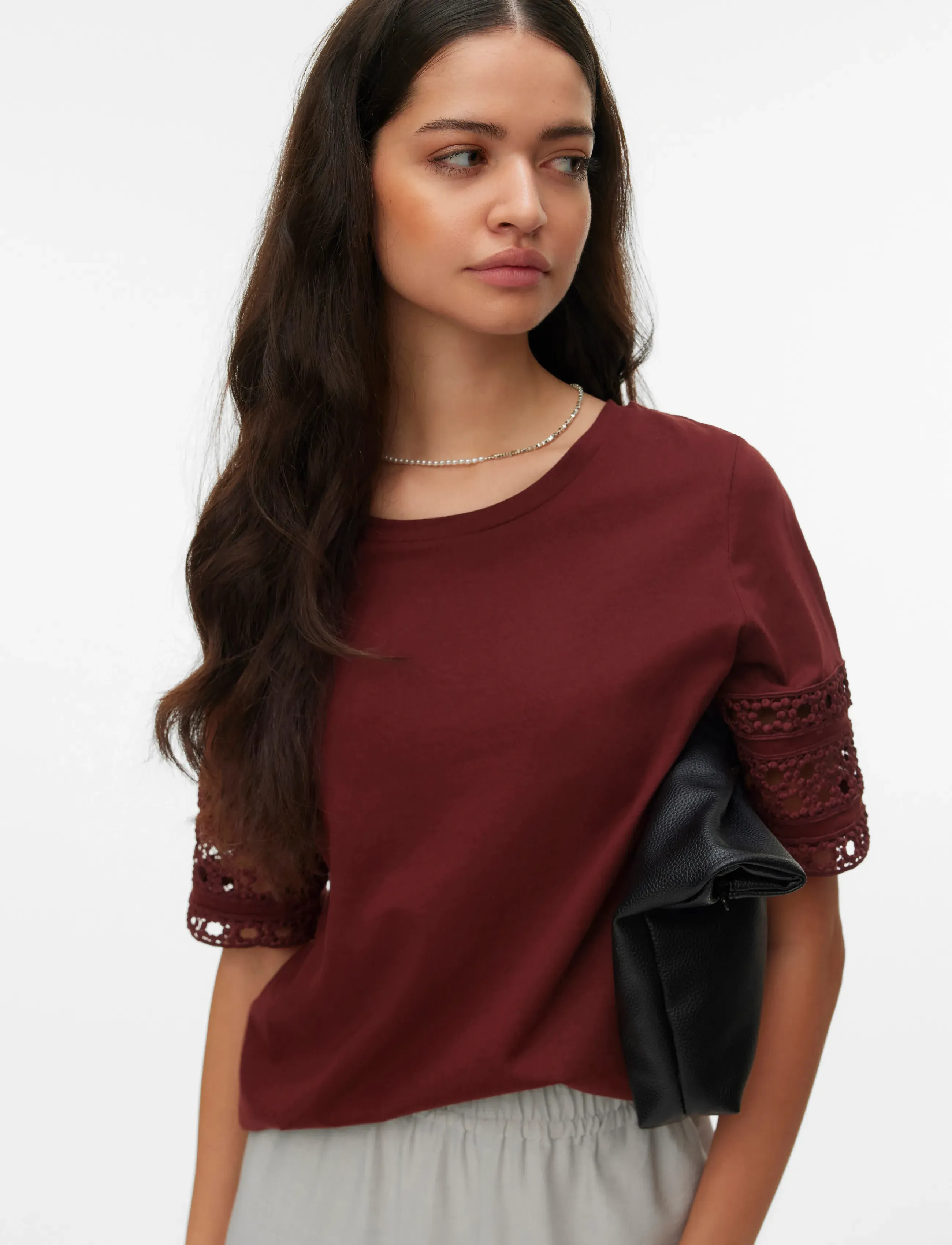 Vero Moda - VMIVACY 2/4 O-NECK TOP JRS BTQ - t-shirts - andorra - 4