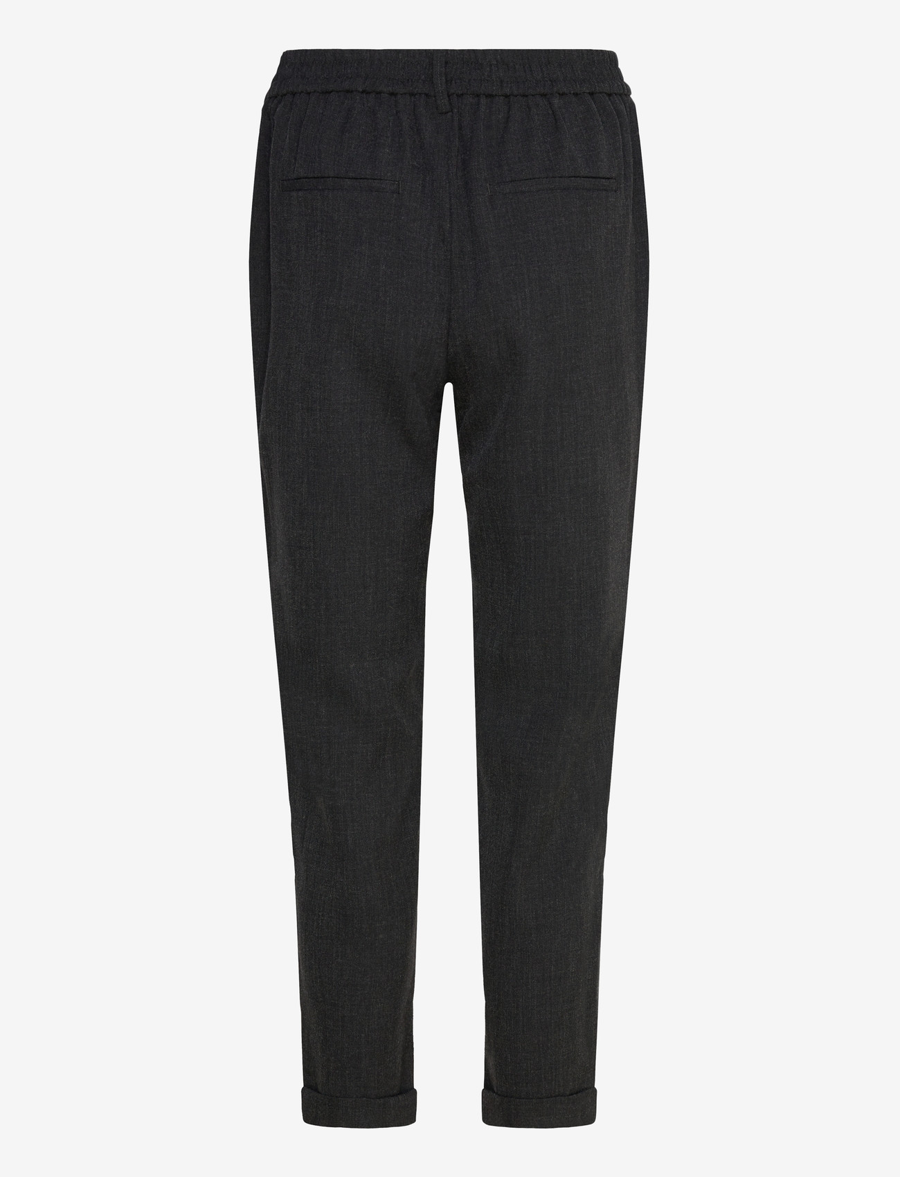 Vero Moda - VMMAYA BESTIE MW LOOSE PANT NOOS - kitsalõikelised püksid - dark grey melange - 2