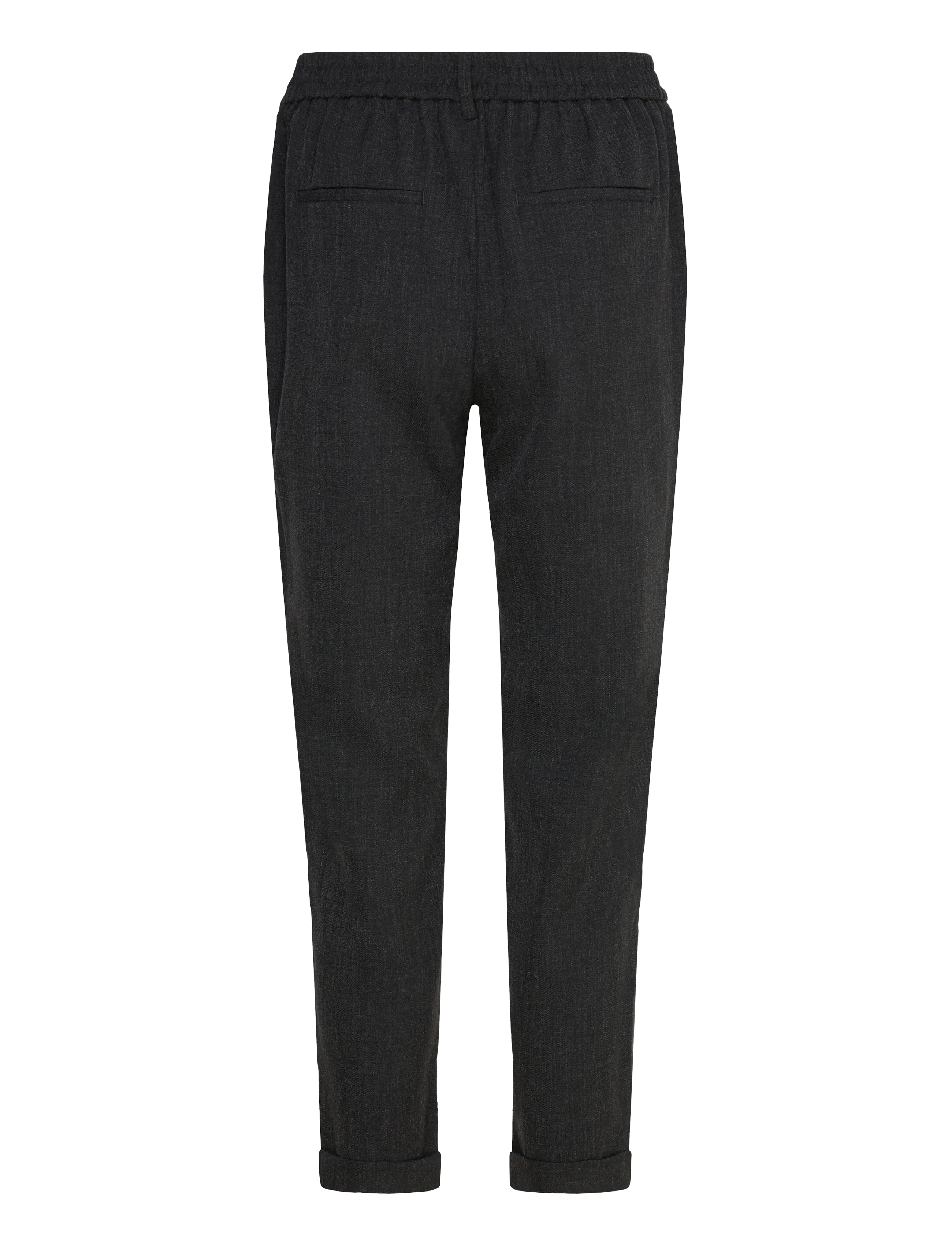Vero Moda - VMMAYA BESTIE MW LOOSE PANT NOOS - pantalons slim fit - dark grey melange - 2