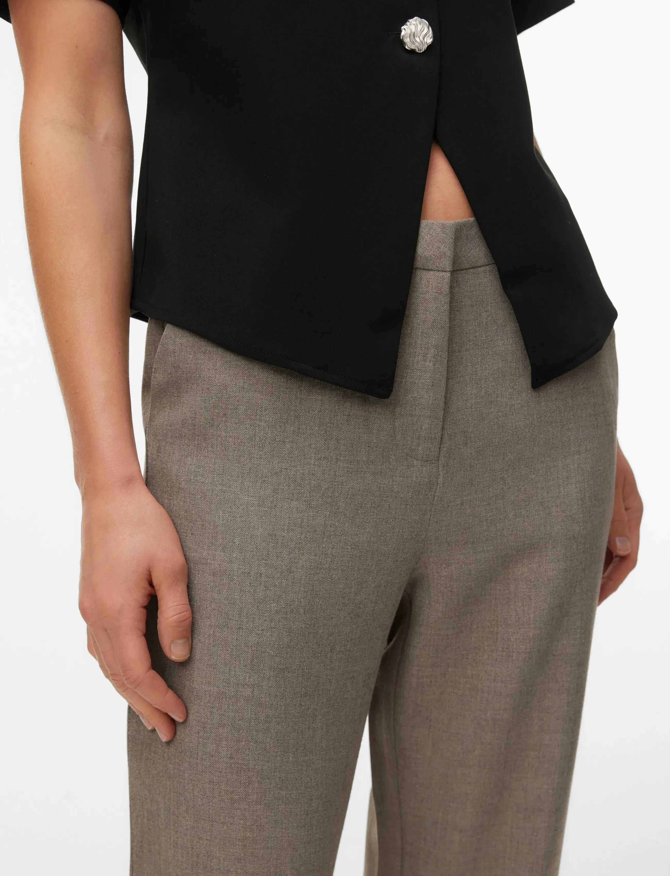 VERO MODA Vmzamira Bestie Mw Straight Pant Noos kostymbyxor dam – bild 6