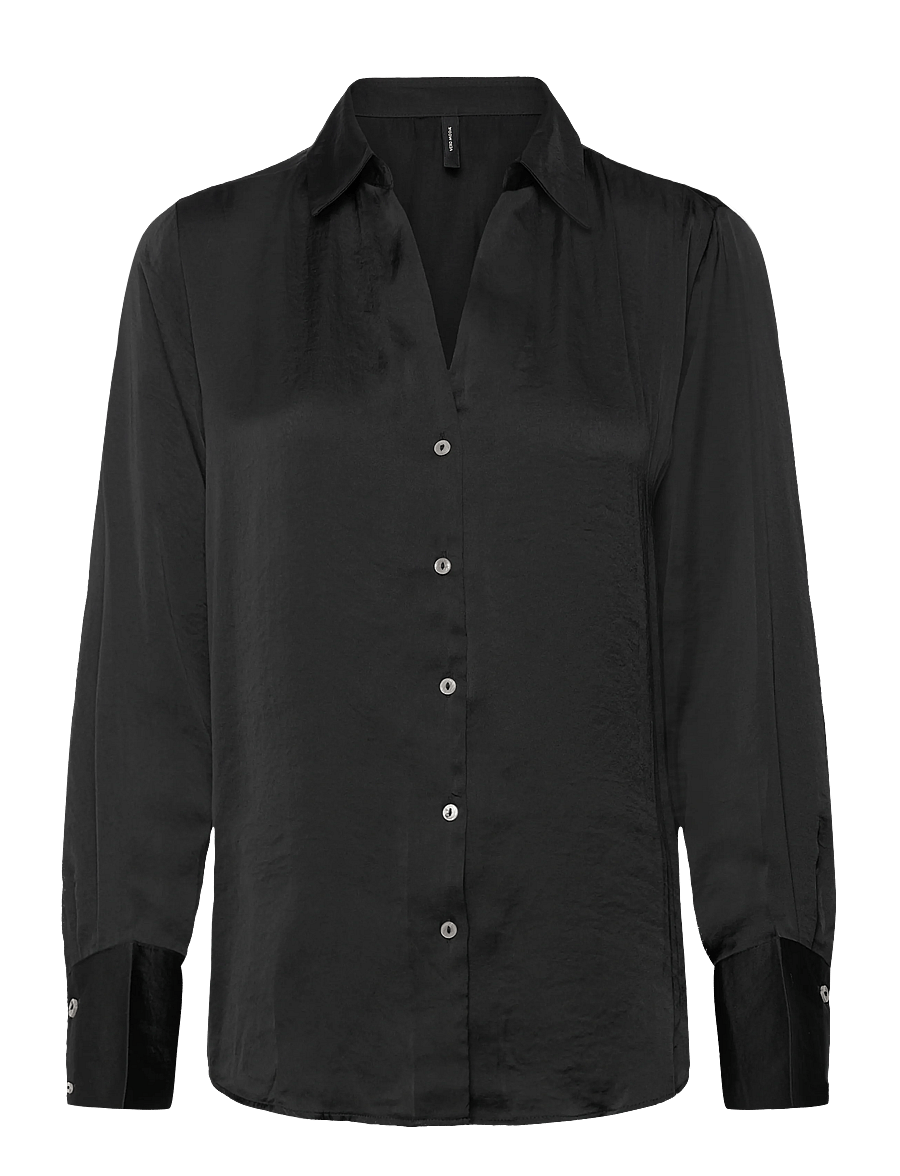 Vero Moda - VMSOMMER LS SHIRT WVN NOOS - black - 1