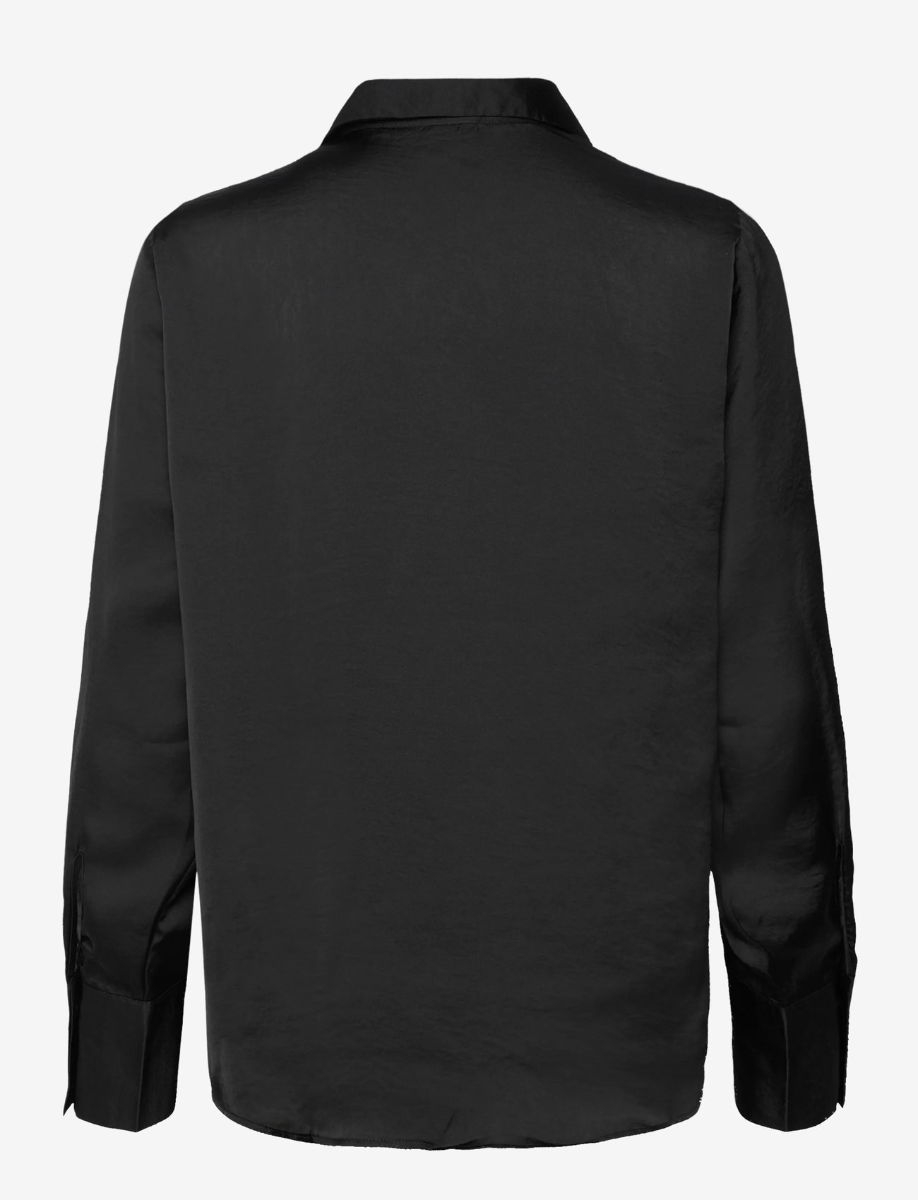 Vero Moda - VMSOMMER LS SHIRT WVN NOOS - langærmede skjorter - black - 2