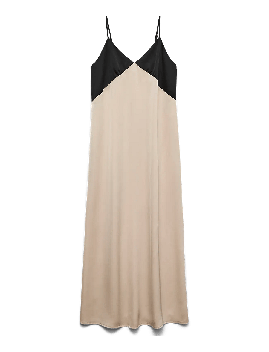 Vero Moda - VMJOY SINGLET ANKLE DRESS WVN BTQ - maxi kjoler - black - 1