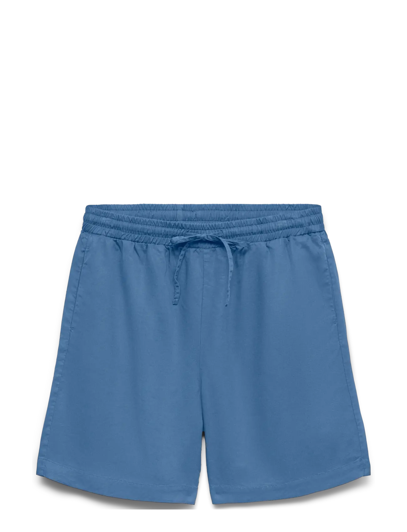 Vero Moda VMBREE HR LOOSE BERMUDA TENCEL SHORTS - Shorts - MEDIUM BLUE DENIM / blue