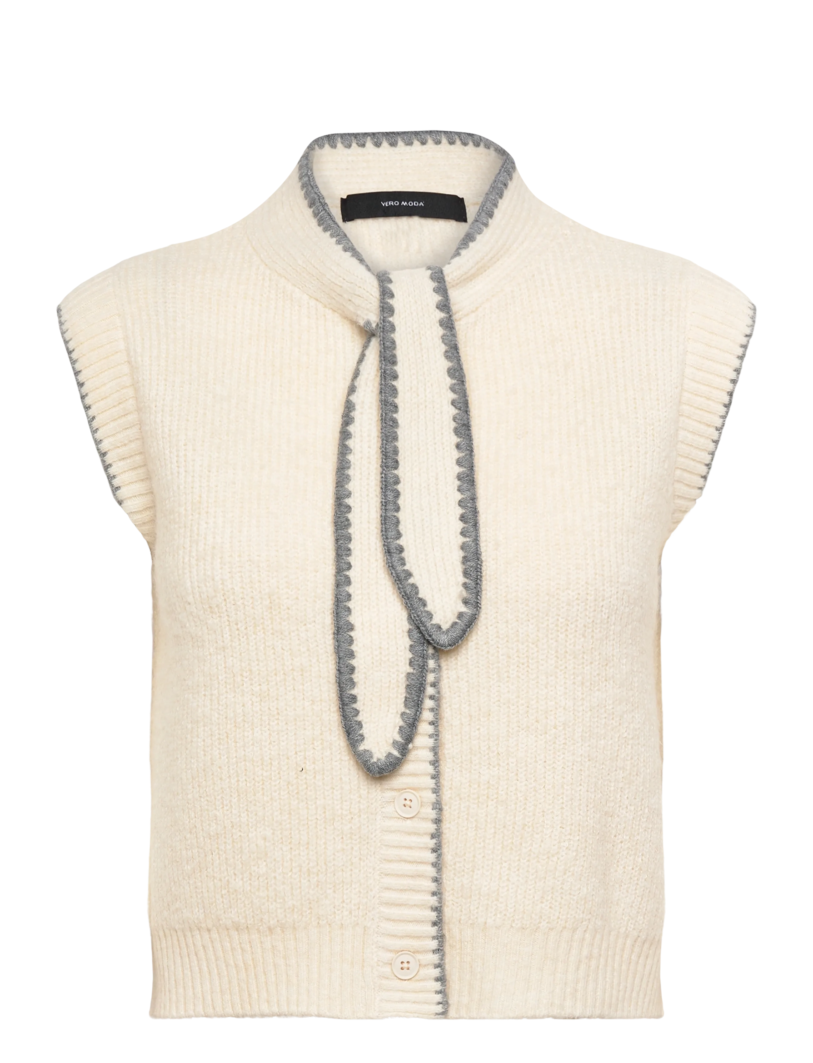 VERO MODA Vmnapoli Sl Vest Vip Cream - L - Damen