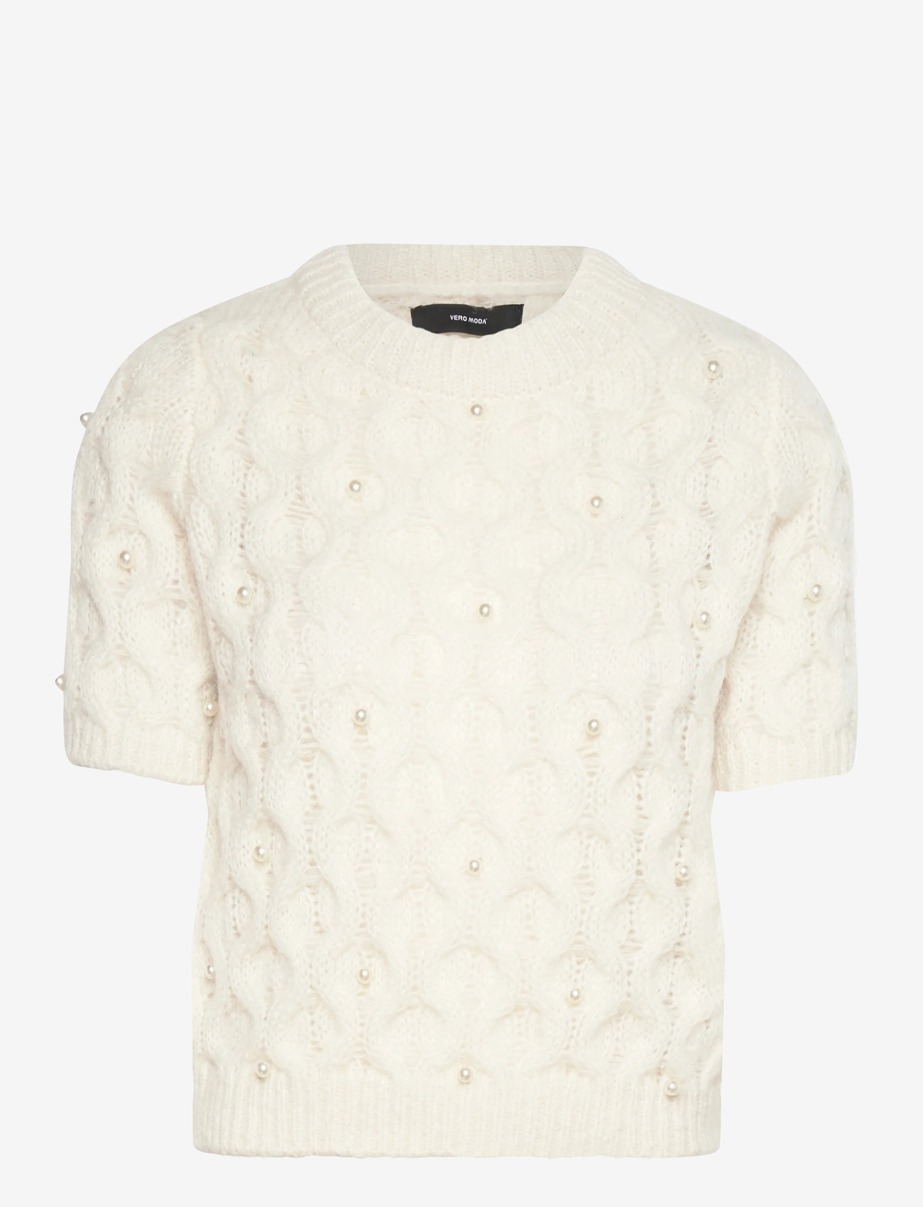 Vero Moda - VMCATANIA 2/4 PEARL PULLOVER VIP - stickade tröjor - birch - 1