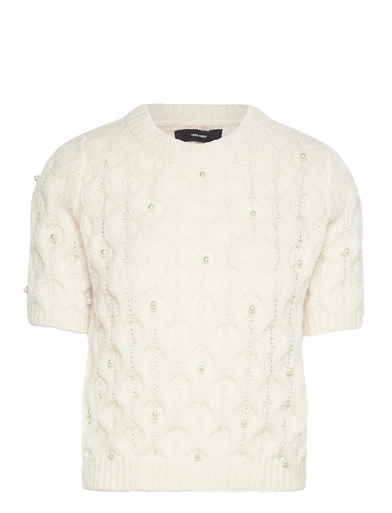 Vero Moda - VMCATANIA 2/4 PEARL PULLOVER VIP - stickade tröjor - birch - 1
