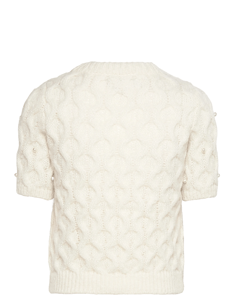 Vero Moda - VMCATANIA 2/4 PEARL PULLOVER VIP - stickade tröjor - birch - 2