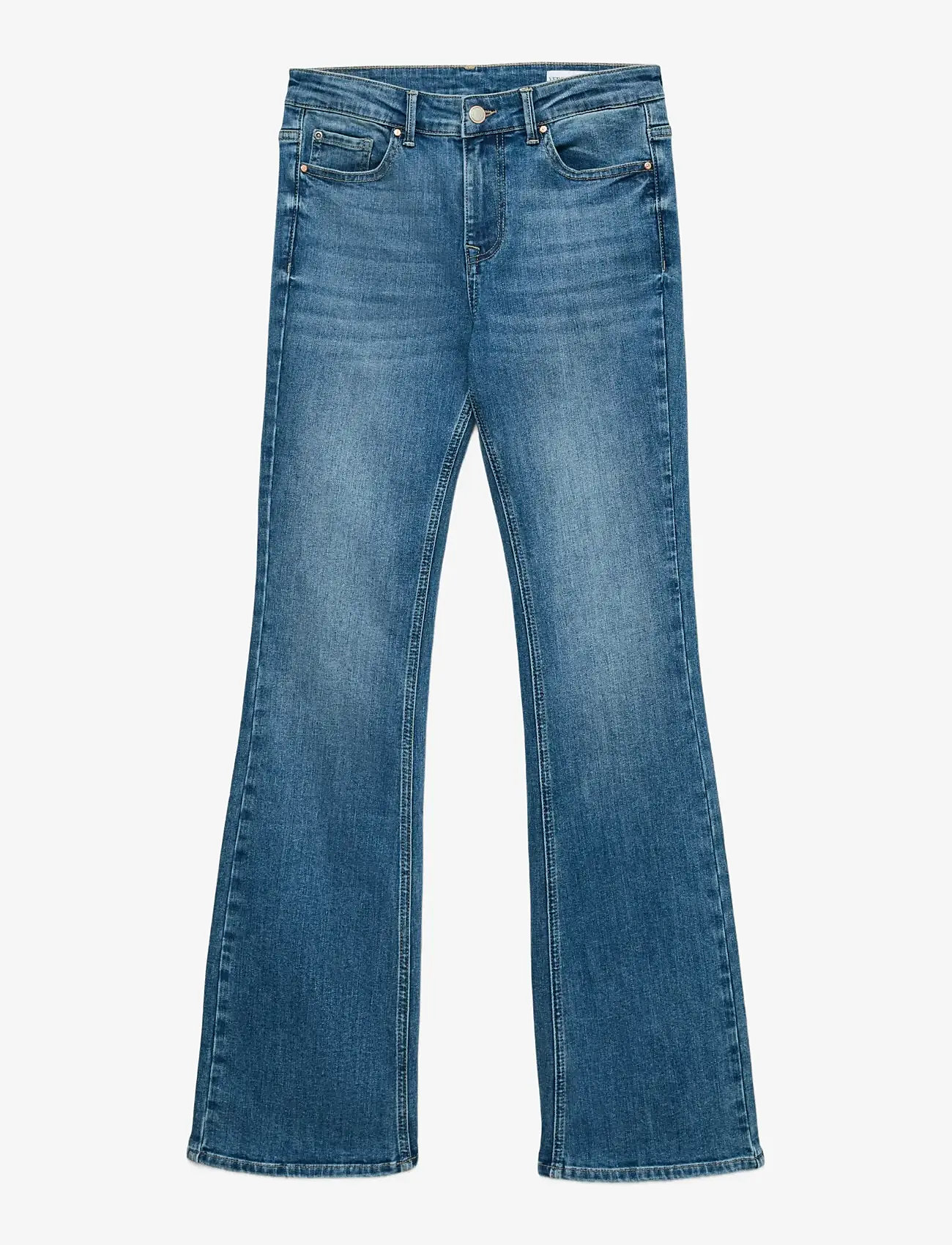 Vero Moda - VMFLASH MR FLARED POCKET JNS RA3042 NOOS - flared jeans - medium blue denim - 1