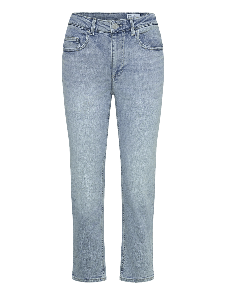 Vero Moda - VMROSIE MR STRAIGHT S ANK RA3045 GA NOOS - slim gallabuxur - light blue denim - 1