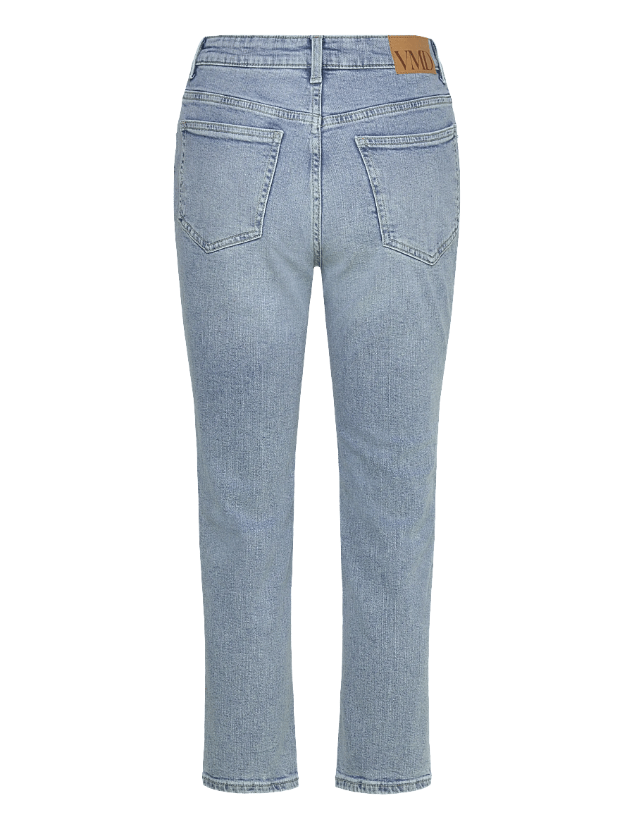 Vero Moda - VMROSIE MR STRAIGHT S ANK RA3045 GA NOOS - slim gallabuxur - light blue denim - 2