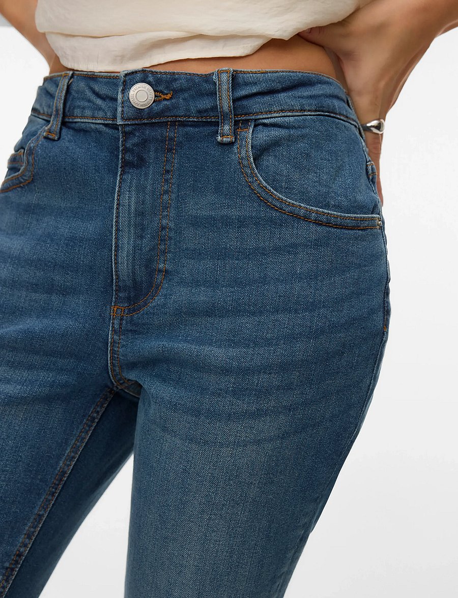 Vero Moda - VMROSIE MR SLIM ANK J RA3047 GA NOOS - raka jeans - dark blue denim - 5