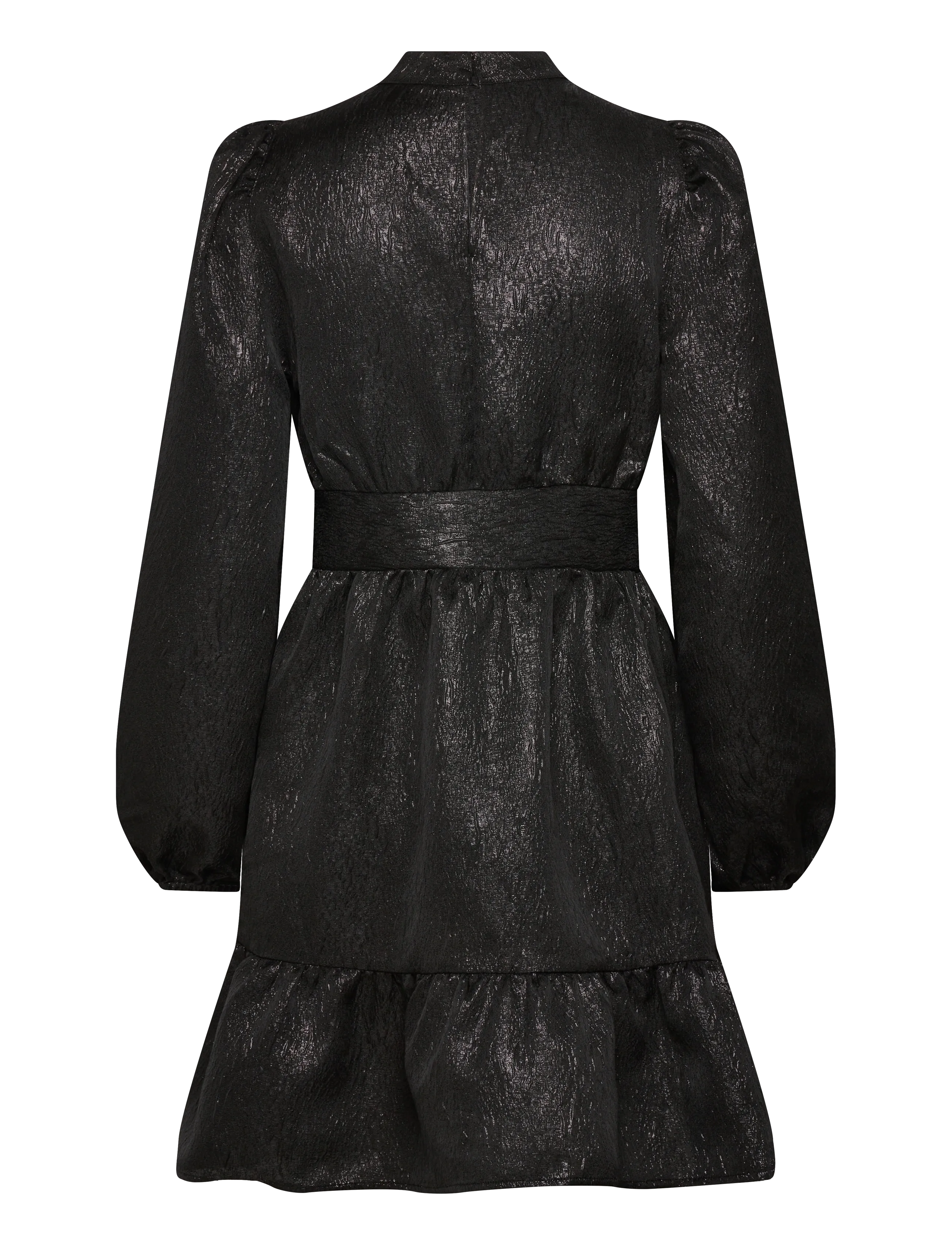 Vero Moda - VMSULLE NEW LS SHORT DRESS WVN EXP - korte kjoler - black - 2