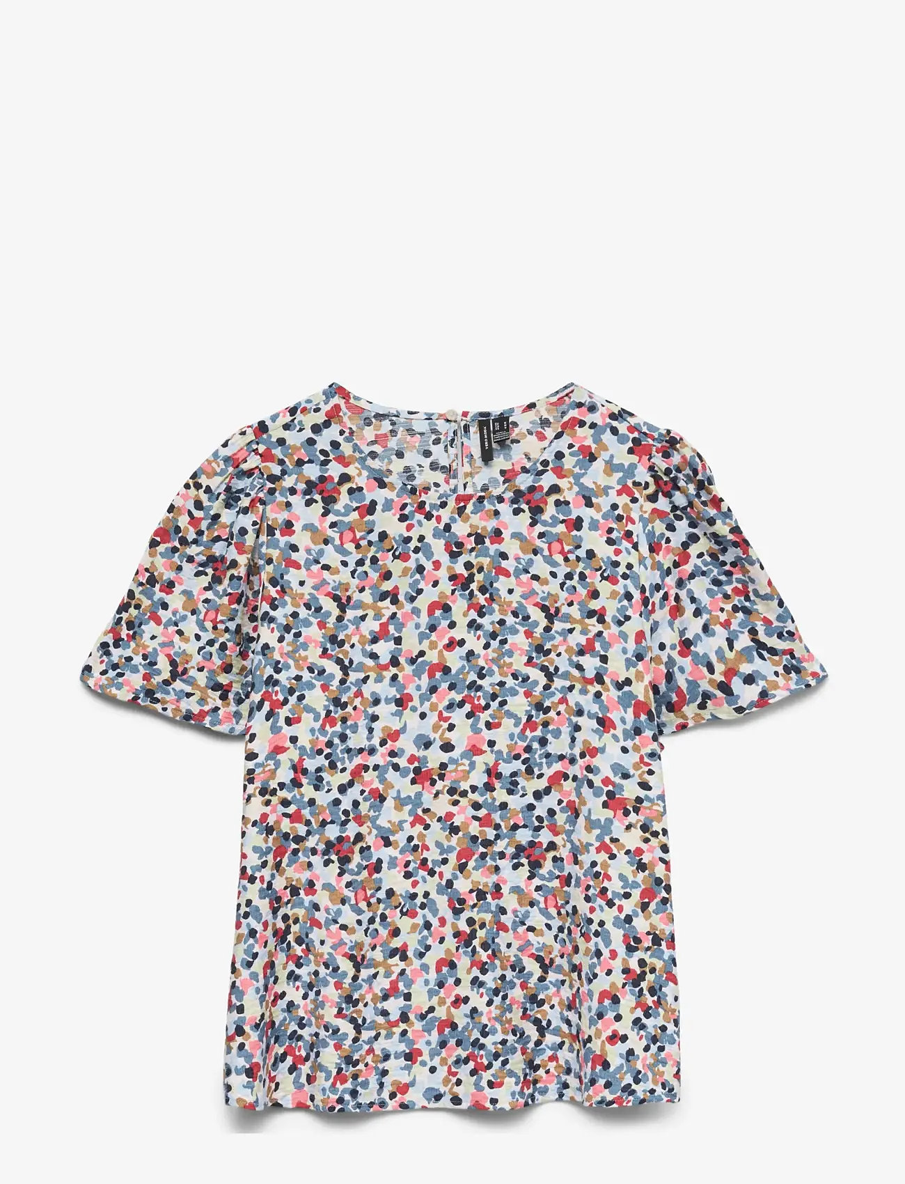 Vero Moda - VMSIENA SS TOP WVN - lyhythihaiset puserot - night sky - 0