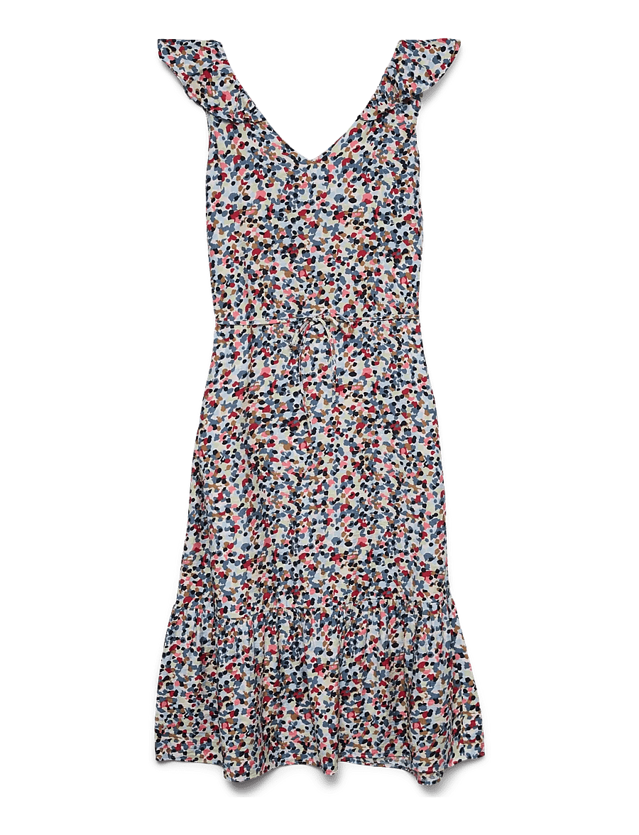 Vero Moda - VMSIENA SL 7/8 DRESS WVN - sommerkleider - night sky - 0