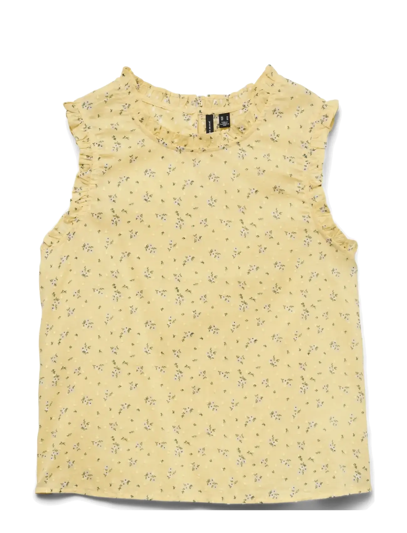 Vero Moda VMTRINE SL TOP WVN NOOS - Pluusid ja särgid - PALE BANANA / yellow