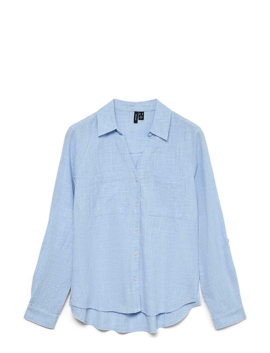 Vero Moda - VMTHILDE LS SHIRT WVN NOOS - allure - 1