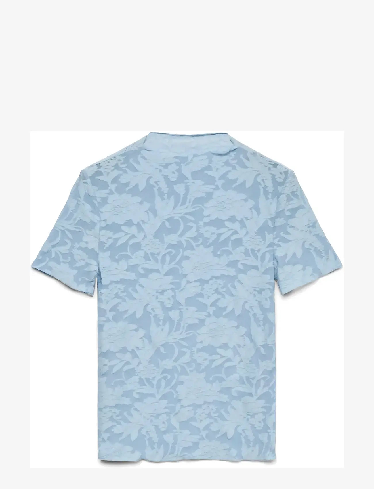 Vero Moda - VMLAYLA SS TOP JRS NOOS - t-shirts - cashmere blue - 1