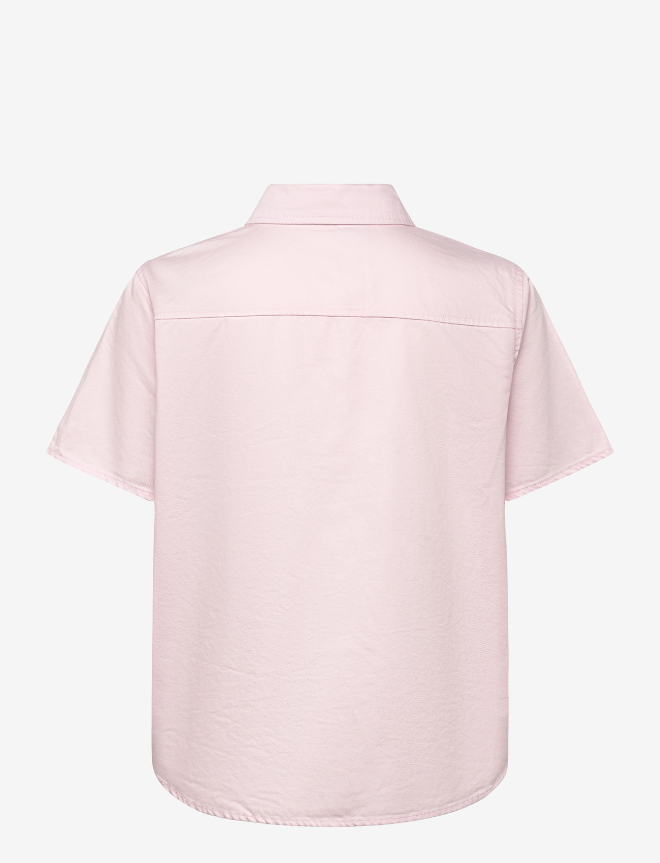 Vero Moda - VMSIGGA SS CLR DENIM SHIRT - denimskjorter - pink-a-boo - 1