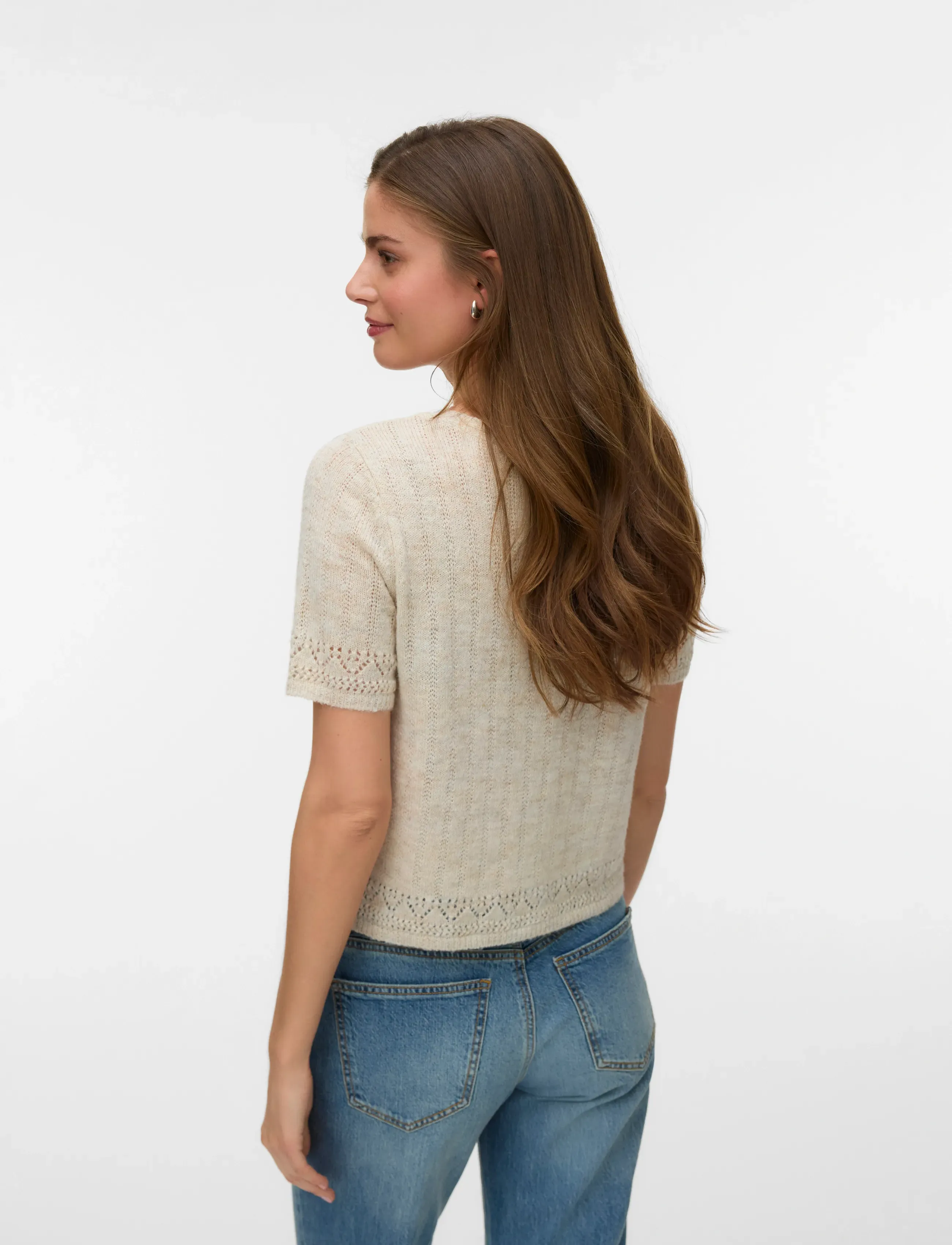Vmbrigitte Ss V-Neck Short Cardigan 2