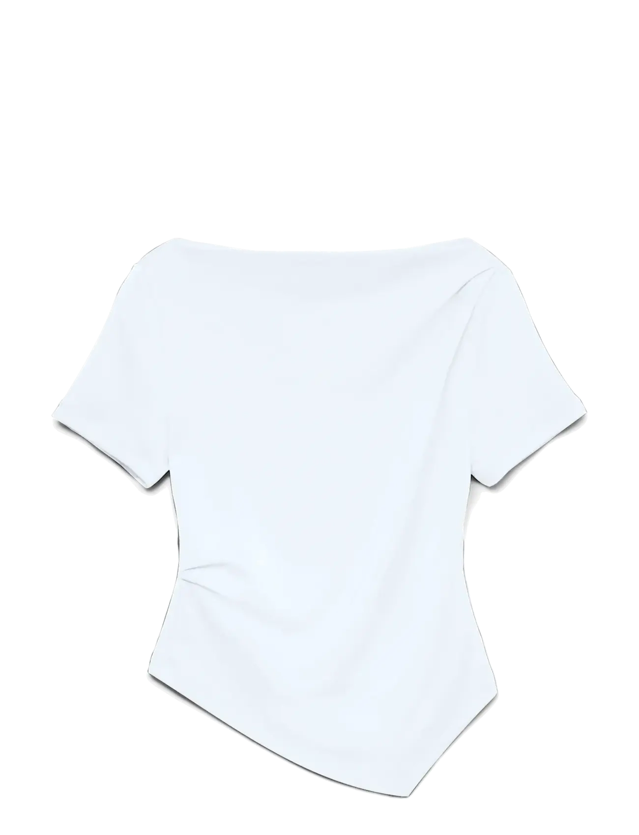 Vero Moda VMMILLE SS BOATNECK SHORT TOP JRS NOOS - T-Shirts & Tops - BRIGHT WHITE / white