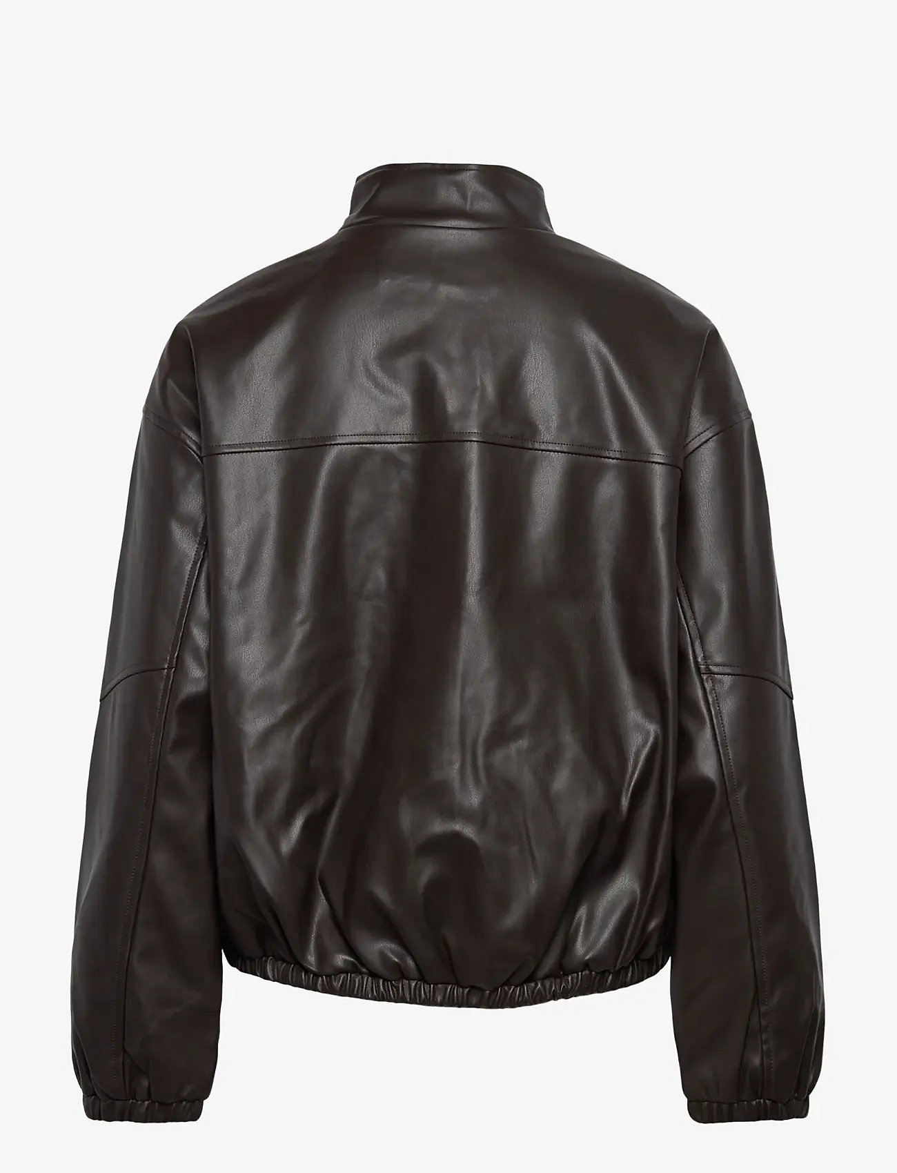 Vero Moda - VMPOLLY HIGH NECK JACKET COATED EXP - bomber jakid - chocolate martini - 1