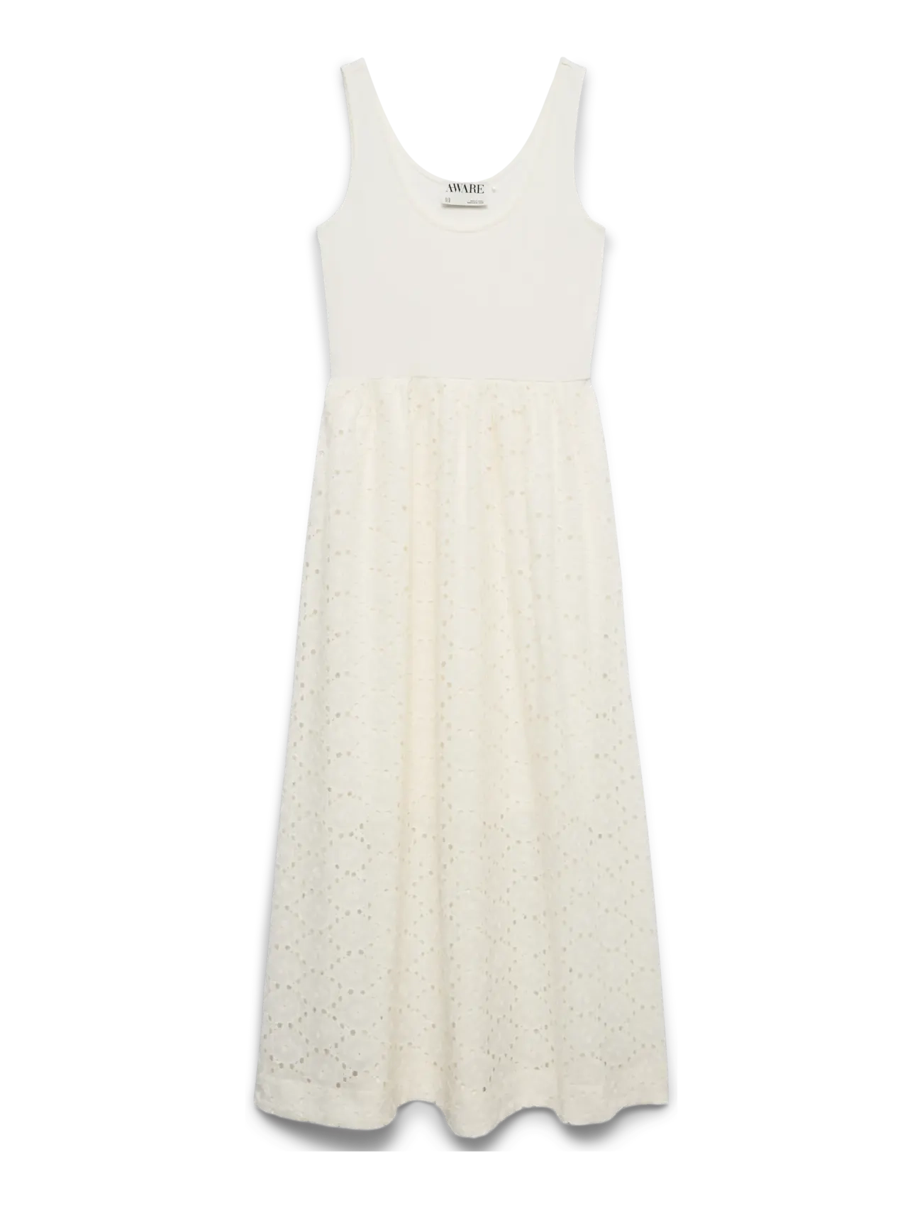 VERO MODA Awbristol Sl U-Neck Ankle Kleid Cream - XL - Damen