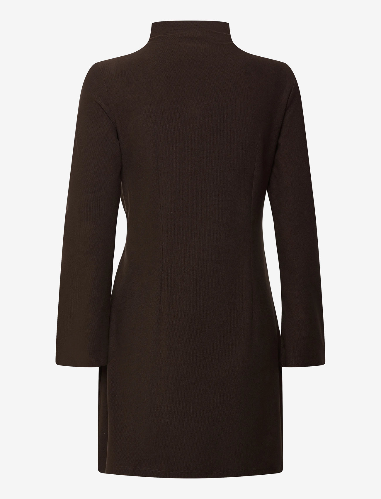 Vero Moda - VMKATH LS SHORT BUTTN CORD DRESS JRS EXP - festklänningar - chocolate torte - 1
