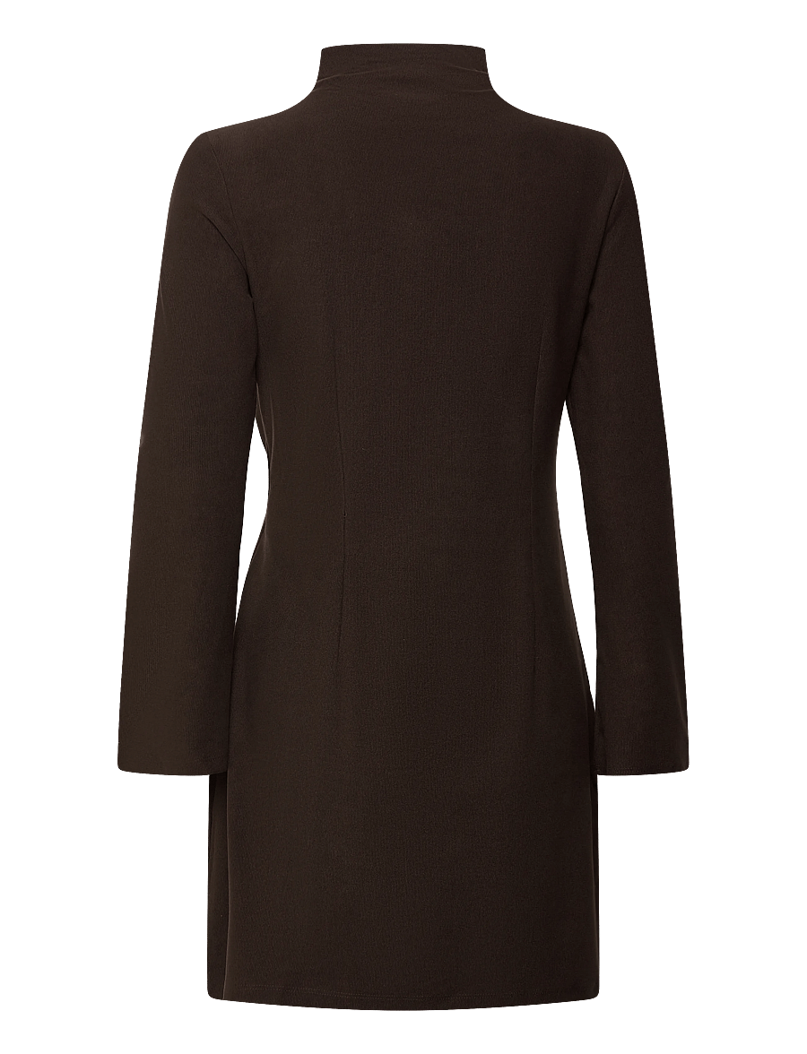 Vero Moda - VMKATH LS SHORT BUTTN CORD DRESS JRS EXP - partykleider - chocolate torte - 2