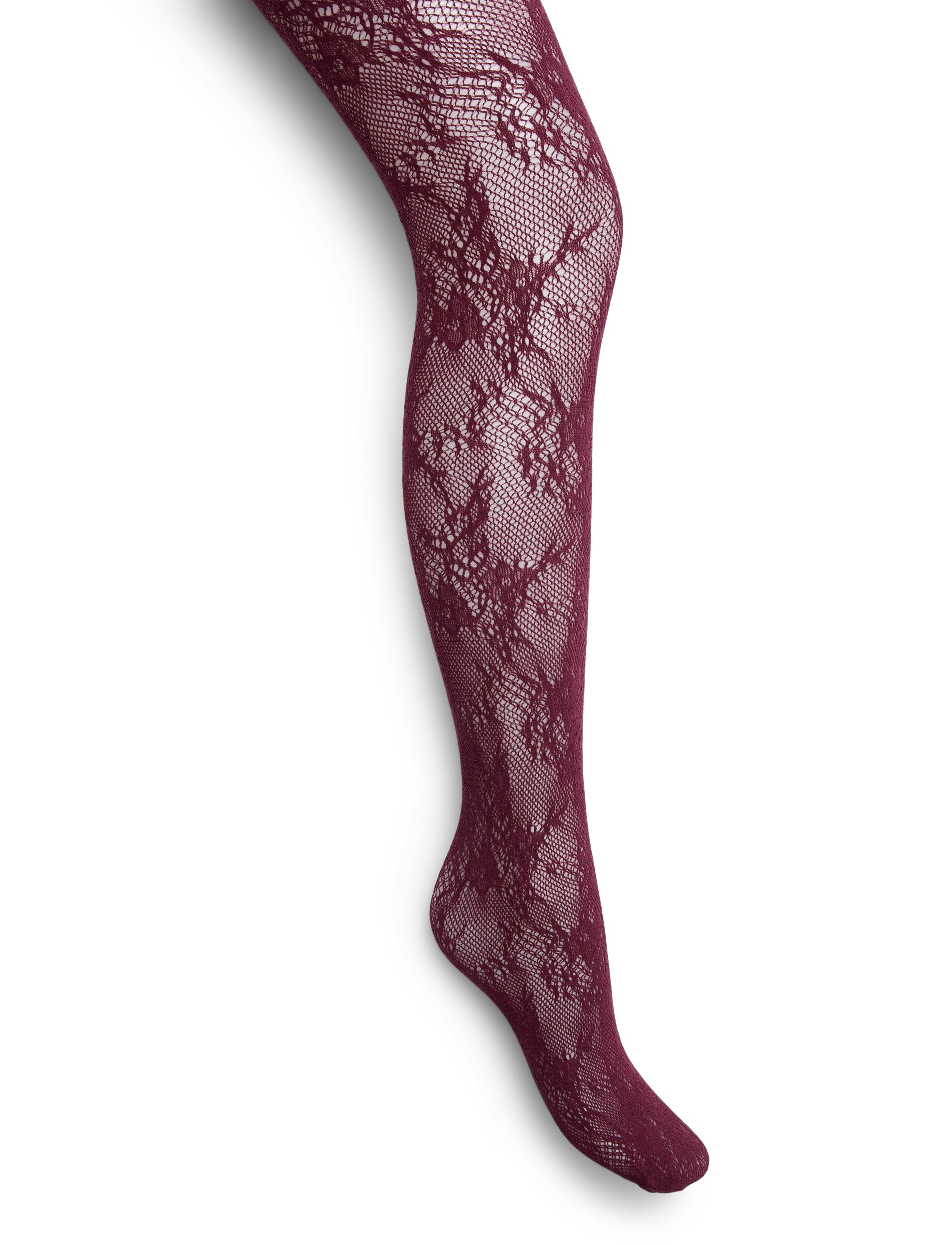 Vero Moda Vmmonroe Lace Tights, Kvinder, Blonde Strømpebukser, Bordeaux, Str: ONE SIZE