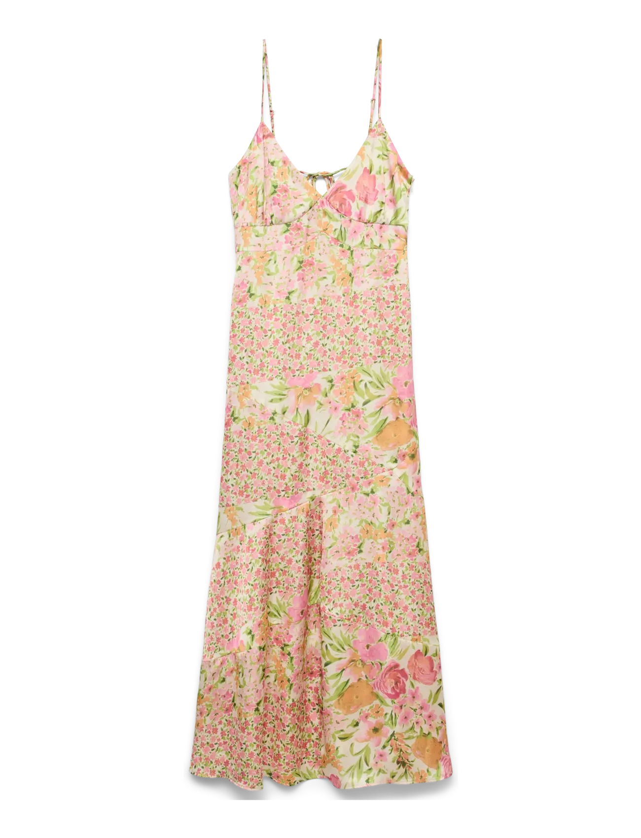 Vero Moda VMALTHEA SL ANKLE DRESS SWE EXP - Kjoler - BIRCH / multi