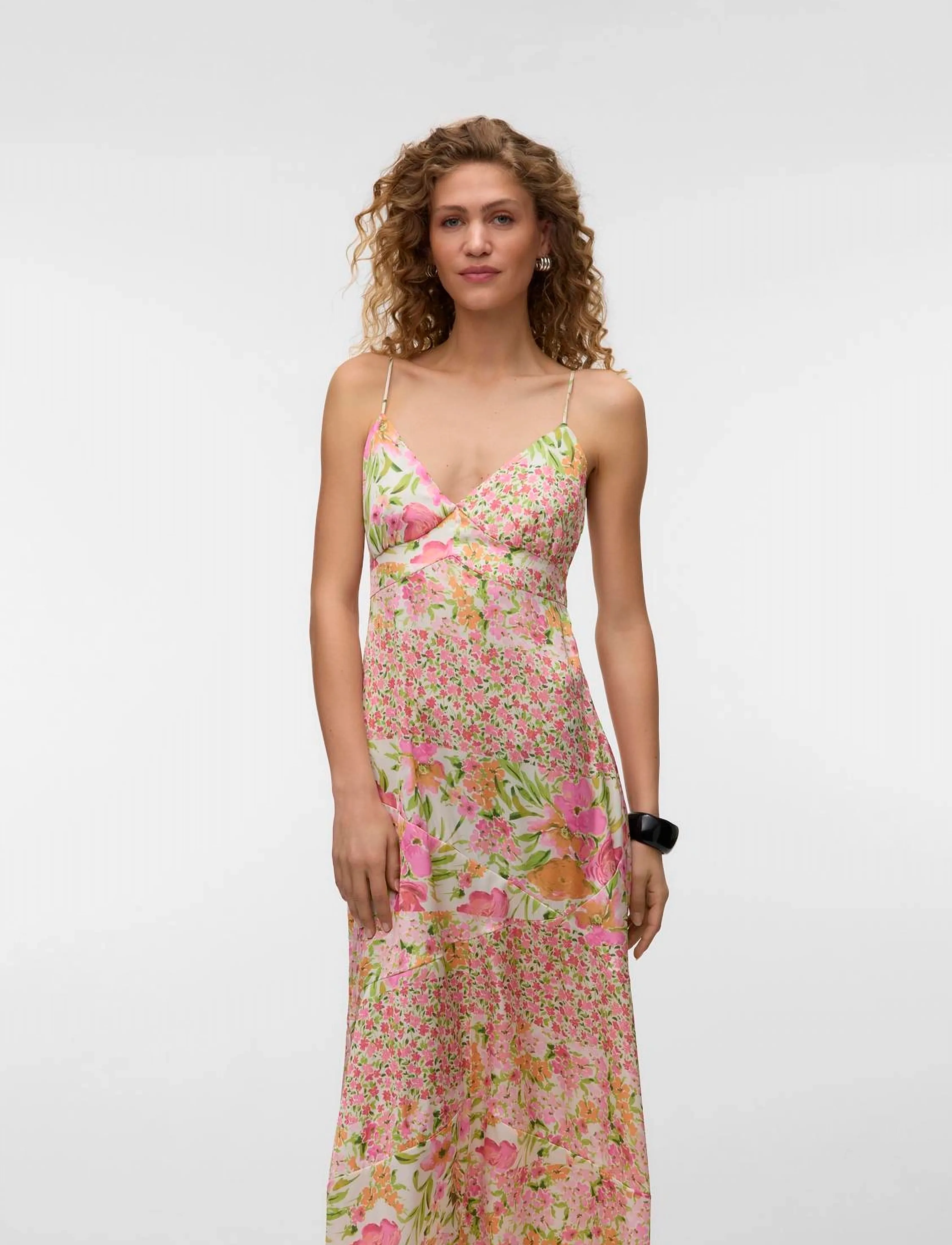 Vero Moda - VMALTHEA SL ANKLE DRESS SWE EXP - sommerkjoler - birch - 2