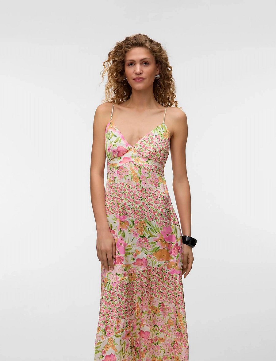 Vero Moda - VMALTHEA SL ANKLE DRESS SWE EXP - robes d'été - birch - 2