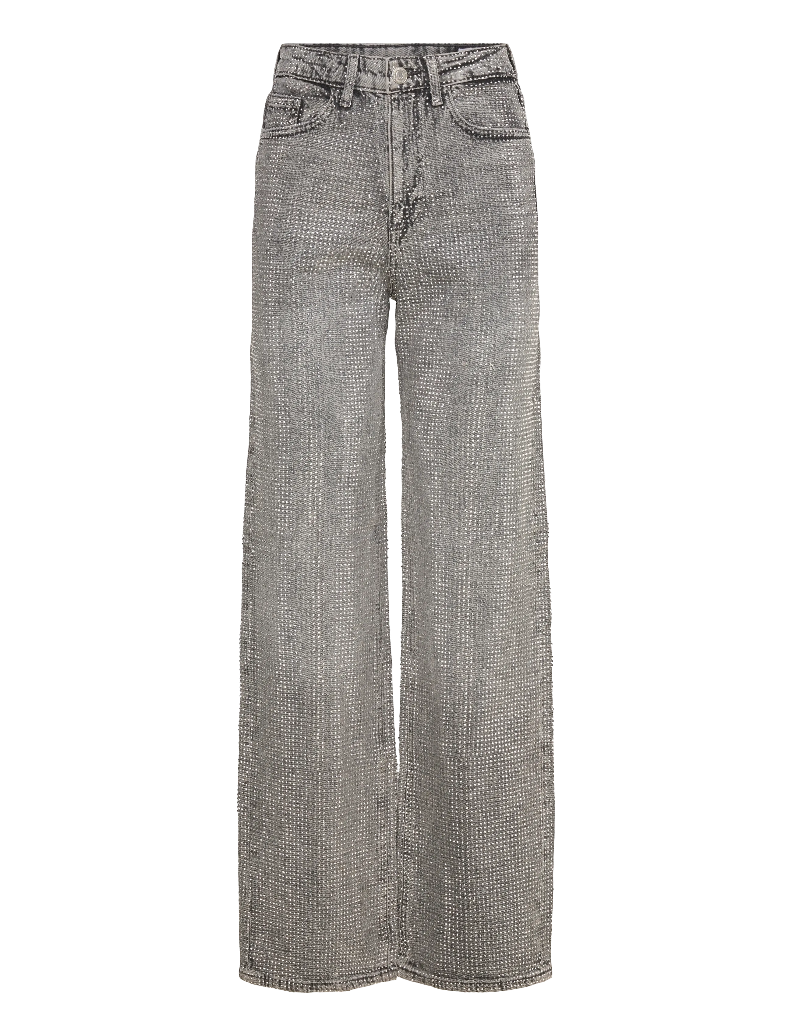 VERO MODA Vmtessa Hr Wide Rhinestone Jeans Ra206 Grau - 29x32 - Damen