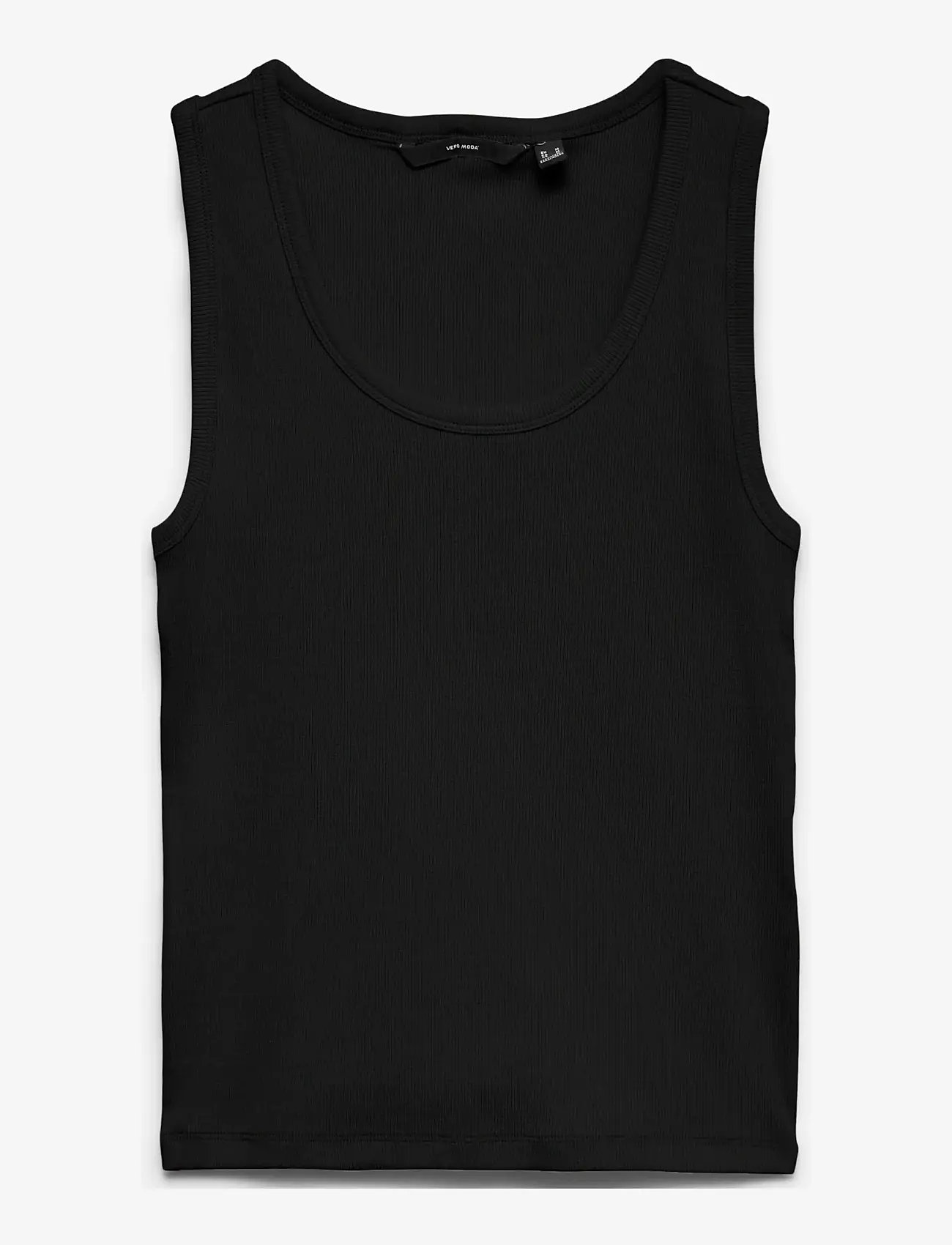 Vero Moda - VMCHLOE SL SHORT TANK TOP NOOS - crop tops - black - 1